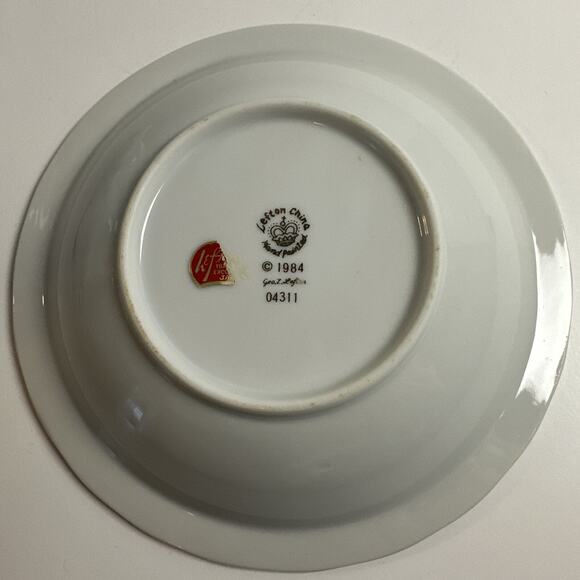 Vintage Lefton Bone China Hand Painted Flower Water/Creamer Pitcher & Bowl-Japan - Picture 4 of 8